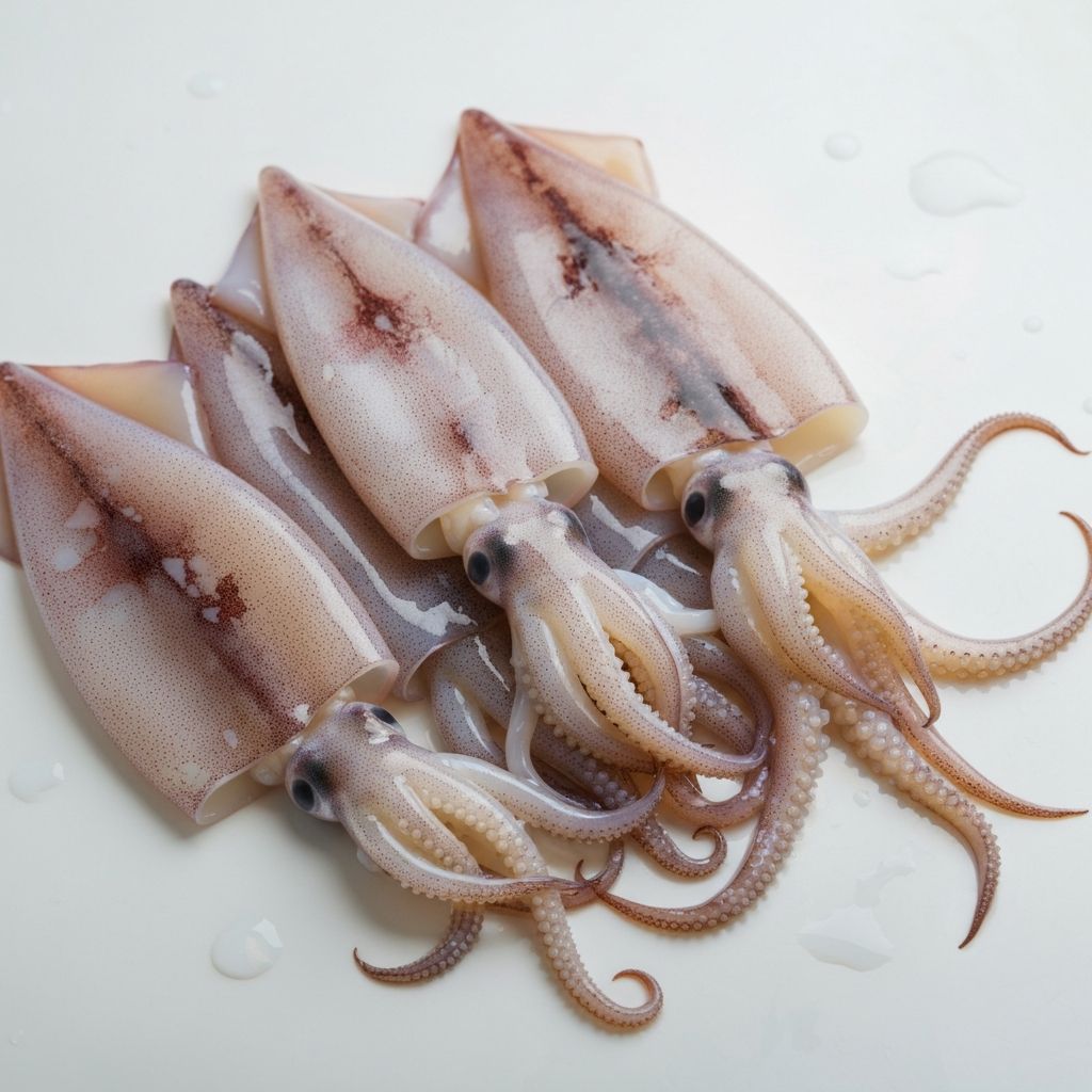 Mực Ống Tươi Làm Sạch Đông Lạnh - Hải sản tươi ngon