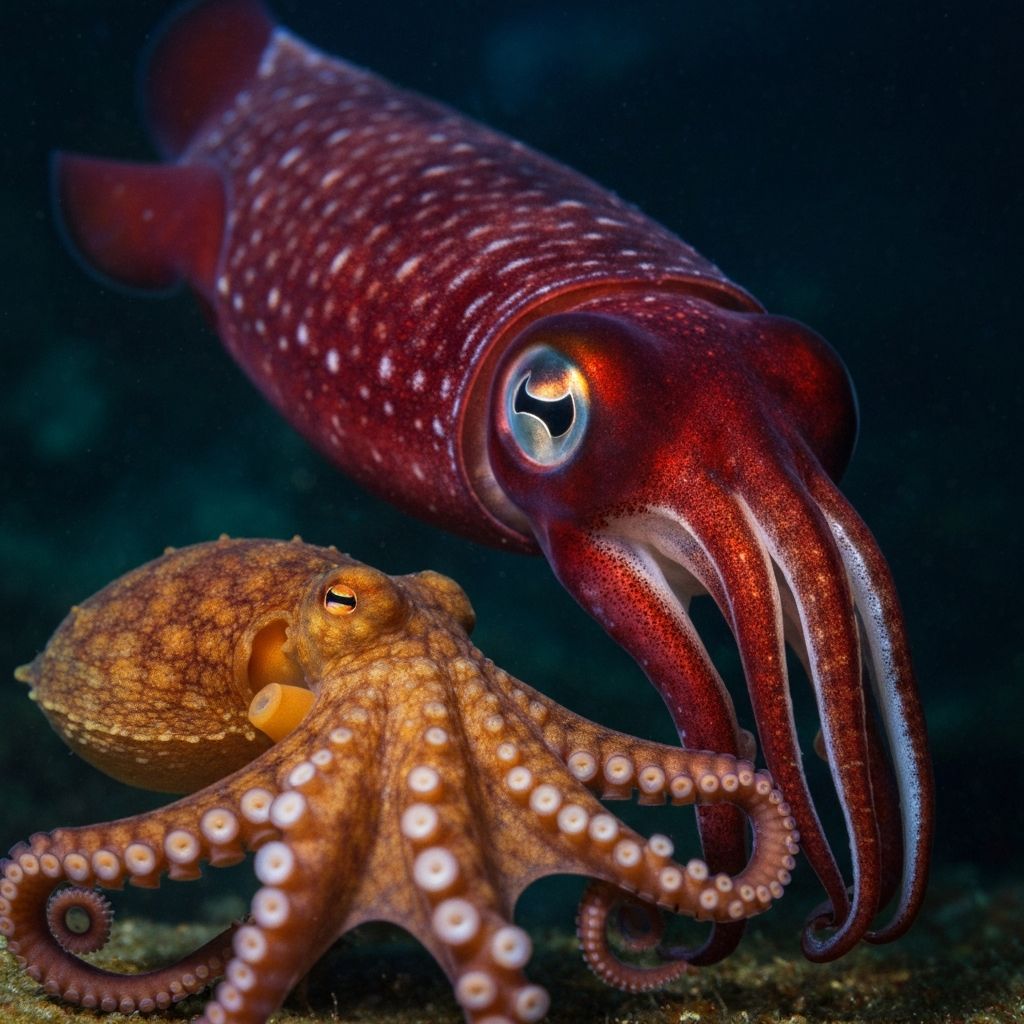 Bạch Tuộc/Mực Ống Đông Lạnh - Đa dạng món ngon